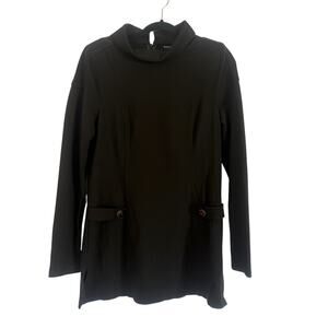 Worth New York Sweater Womens Size 14 Green Tunic Mature Normcore Leisure